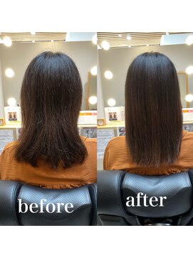 ツヤと髪 クリム(crim) 髪質改善ヘアエステ　ロング　白髪染め　30代、４０代、20代