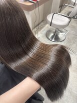 ボタン ハカタ(VOTAN hakata)&nbsp;オリーブブラウン/ブラウンカラー/レイヤーカット