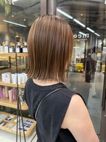ミィ 表参道(mee.)&nbsp;似合わせカット ボブヘア 縮毛矯正 ミニボブ 切りっぱなしボブ