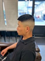 クフィア メンズヘアー カンポ 難波店(CUFFIA MEN'S HAIR CAMPO) フェザーパーマサーフカールマンバン髪型 メンズ坊主