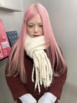 ペレ アネックス 大阪梅田茶屋町店(PELE ANNEX)&nbsp;くびれヘア/アプリコットオレンジ/夏のヘアアレンジ/梅田