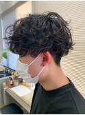 無造作パーマ20代30代40代メンズ眉毛狭山ヶ丘駅所沢駅