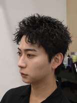 フィフス 渋谷(fifth)&nbsp;渋谷スパイキーパーマルーズショート短髪大人ツイストスパイラル