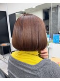 【人気No.1髪質改善メニュー★】酸熱トリートメントでサラ艶ボブ