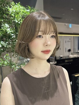 トータルビューティーサロン プリエ(prier) 内巻きボブ/小顔ボブ/顔周りカット/髪質改善