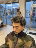 仏陀パーマ×ハイライト