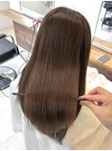 ショコラブラウンカラー髪質改善トリートメント【南池袋美容室】