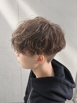 コア(CO:A) シャドウパーマ メンズシースルーマッシュニュアンスパーマ韓国