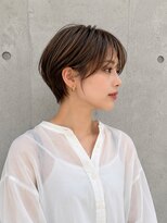 ゲイン(Gain)&nbsp;ショートカット×白髪ぼかし、ハイライト×縮毛矯正×髪質改善