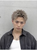  【横浜】ブリーチカラー×王道ショートスパイキーショート