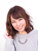 ヘアメイク ボンド(HairMake bond) ツヤっぽセミディ☆ナチュラルピンクの春スタイル