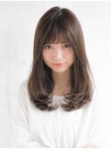柔らか内巻きレイヤースタイル！