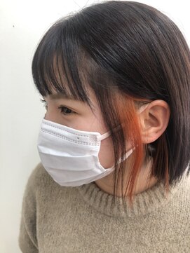 ヘアーメイク ラウラ(Hair+Make RauRa) オレンジイヤリングカラー