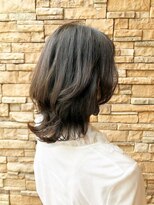 エノモト(ENOMOTO) ニュアンスカラー姫カットレイヤーミディアムレイヤーパーマ