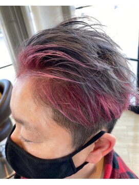 ヘアーデザイン ビビッドリンク(HAIR DESIGN VIVID link) フェイスレッドツートーン