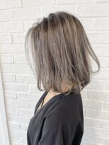 アンセム(anthe M) ツヤ髪ダブルカラーミルクティーベージュ髪質改善トリートメント
