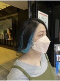 インナーカラー×ボブ