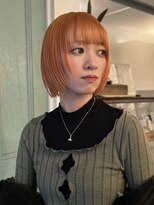 アンプラグド(unplugged)&nbsp;クリアなオレンジボブ