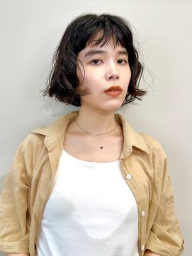 ノーム(norm) 黒髪ボブ/ボブパーマ/ウェーブ