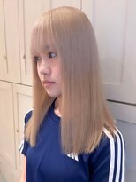 ベレーザ 渋谷(BELEZA)&nbsp;7890ブロンドベージュハイライトバレイヤージュハイトーンカラー