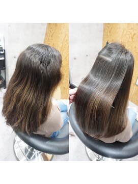 ヘアテリア リュウ 大塚(hair teria ryu) 縮毛矯正/髪質改善/シルキーストレート/艶カラー