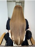ツヤ髪ベージュ