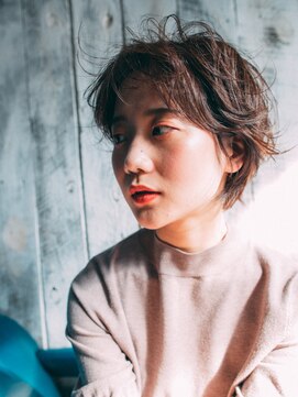 エーバイフー 江坂店(A BY WHO) A BY WHO江坂/ゆるっとショート/パーマスタイル