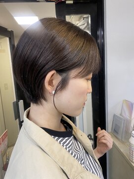 エトラ 渋谷店(etora) 丸みショート/グレージュカラー