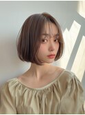 【MONA】シフォンボブ/ミニボブ/シースルーバング