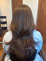 シェール(cher) 透明感カラー/ブラウンベージュ/ロングレイヤー