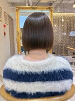 ロンドアベニール 北千住(Lond avenir)&nbsp;イメチェン外ハネボブ美髪ワイドバングレイヤー髪質改善縮毛矯正