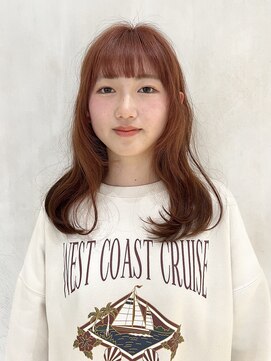 クリアーオブヘアー 本山店(CLEAR of hair) ピンクベージュ×顔まわりレイヤー