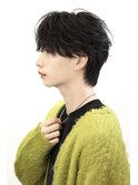 シースルーフェザーショート