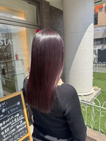 カペリベラ CapelliBella 香里園店 ピンクパープルカラー