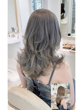 レミエ ダイカンヤマ(lemiie) ワンカールで可愛いキレイめレイヤーカット★ウルフカット
