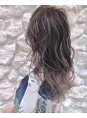 #ハイライト#ダブルカラー#グレージュ