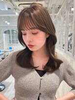 レイラバイアフロート 吉祥寺(Lila by afloat)&nbsp;韓国ヘア/くびれヘア/透明感カラー/レイヤー/オリーブベージュ