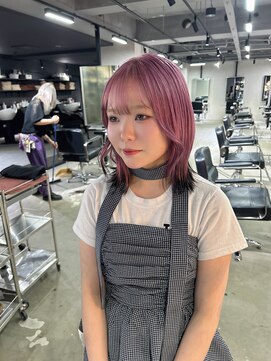 シェノン 心斎橋(CHAINON) デザインカラー/裾カラー/ピンクカラー