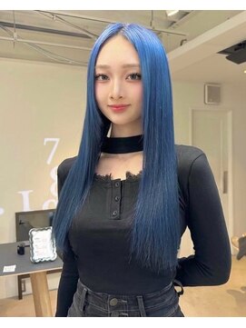 ラック 表参道(LUCK) ブルーヘアー/ケアブリーチ/ブリーチ/表参道/原宿