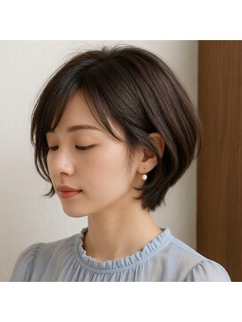 スープレックス ヘアーデザイン(SOUPREX HAIR DESIGN) 美フォルムレイヤーショートボブ　20代 30代 40代 50代 60代
