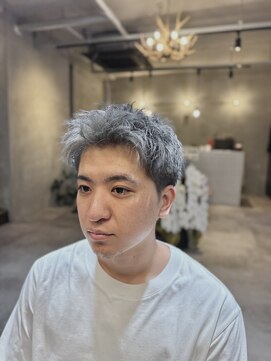 メゾンノワンド(Maison NOWAND) グレーシルバー/スパイキーショート