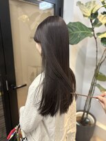 ヌープヘアーアイス(NUUP.hair ici)&nbsp;冬のお呼ばれロング◎ゆるふわ巻き髪×透明感グレージュ