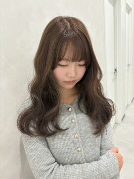 20代30代ブリーチなしダブルカラーオリーブベージュ