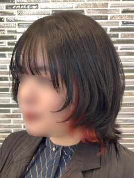 黒髪/クラゲヘアー/オリーブグレー/小顔/ココアベージュ/北越谷