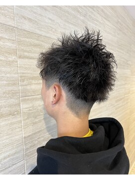 ヘアー スニップ(hair snip) 好感度抜群！スパイキーショートパーマ【上桂/桂】