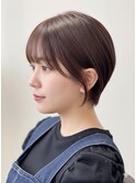 30代/40代/50代・絶壁解消・小顔前下がりショートボブ