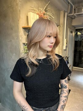 フォート(FORT) m23_レイヤー×ベージュ/ダブルカラー/レイヤーカット