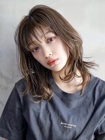 ギークス(GEEKS) 【GEEKS渋谷】スモーキーブラウン/ウルフ/春カラー/顔周りカット
