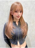 ミディアムレイヤーカット/似合わせカット/大人ガーリー/20代