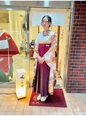 卒業式・袴きつけ、ヘアーメイク